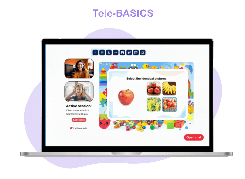 Tele-BASICS: The Ultimate Online Therapy Toolkit for Speech Therapists & Parents